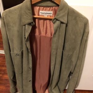GREEN Suede Beau Brummell Jacket
